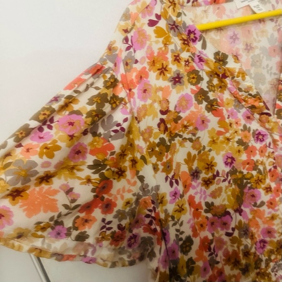 Beachlunchlounge Floral Tiered Dress XXL Cottagecore Coastal Cowgirl Romantic - Picture 3 of 6